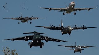 Hundreds of different military aircraft and planes landing at RIAT [upl. by Xerxes]