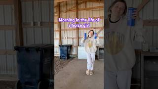 Morning Routine fypシ゚viral equestrian minivlog natalieludwig [upl. by Wollis]