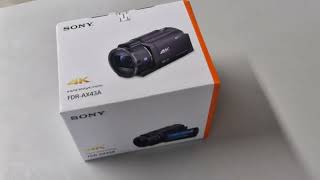 sony ax43a unboxing [upl. by Ennaeel]