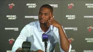 Chris Bosh press conference Part 2 of 3 [upl. by Asirap839]