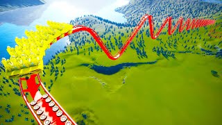 Triangles Down Roller Coaster – Planet Coaster [upl. by Kcajyllib]