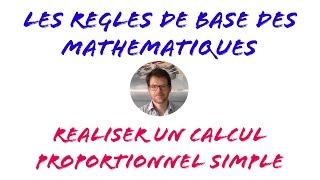 12 Réaliser un calcul proportionnel simple [upl. by Nehtiek]