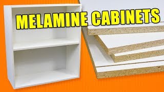 Economy Cabinet Making with Melamine How to Build Cabinets [upl. by Surdna720]