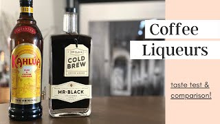 Mr Black Taste Test  BEST COFFEE LIQUEUR [upl. by Polky]