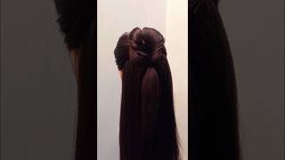 Halftie Hairstyle For Girls hairstyle hairstyletutorial hair shorts ytshorts [upl. by Salahi451]