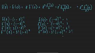 9 Complex Analysis Maclaurin Series Expansion [upl. by Salome]