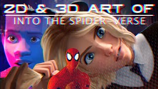 ART BREAK DOWN of SPIDERMAN Into the SpiderVerse Part 1 [upl. by Madea]