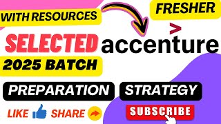 Accenture Pattern And Hiring Process🔥2025 Batch ON Campus Free Resources✅  Detailed Explanation✅ [upl. by Davena]