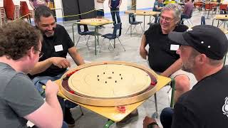 2024 World Crokinole Championship KeenerFlossbach v ReinmanConrad [upl. by Leduar]