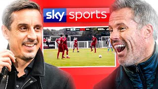 Gary Neville and Jamie Carragher React To My Best Goal [upl. by Griff]