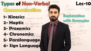 Lec10 Types of NonVerbal Communication Business Communication [upl. by Haroppiz]