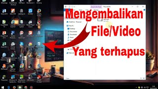 Cara Mengembalikan FILE yang tidak sengaja TERHAPUS di Komputer atau Laptop [upl. by Ennaoj]