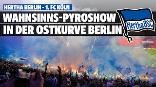 HerthaFans mit WahnsinnsPyro gegen Köln  Hertha BSC  1 FC Köln [upl. by Ater272]