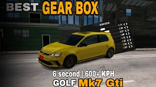 GOLF MK7 BEST GEAR BOX IN  CAR PARKING MULTIPLAYER [upl. by Eerolam972]