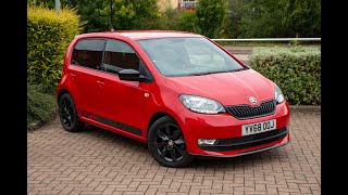 SKODA Citigo 10 60ps Monte Carlo GreenTech 5Dr Hatch YV68OOJ [upl. by Pius]