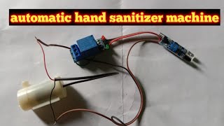 automatic sanitizer  automatic hand sanitizer machine homemade  automatic [upl. by Stochmal131]