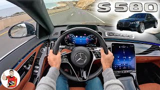 The 2022 MercedesBenz S 580 is the Answer to Every Luxury Question POV Drive Review [upl. by Gillespie]