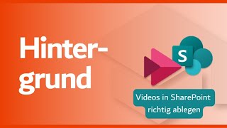 Videos 🎬 in SharePoint richtig ablegen [upl. by Maegan]