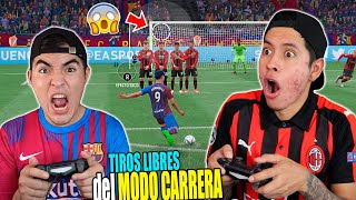 RETO ÉPICO DE TIROS LIBRES en MODO CARRERA FIFA22 😱 RAMIRIN vs PAPIEDSON [upl. by Dombrowski759]