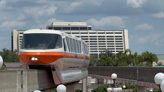 Walt Disney World Monorail Express Full Loop Ride [upl. by Hasen]