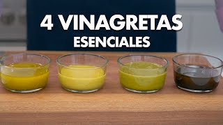 4 vinagretas esenciales ¡ideales para transformar tus ensaladas [upl. by Nuawd730]