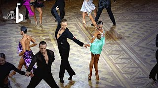 Nikita Brovko amp Adele  ChaChaCha Latin Dance  The Open Blackpool 2023 [upl. by Kelwen]