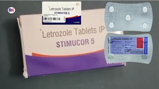 Stimucor 5 Tablet  Letrozole 5mg Tablet  Stimucor 5mg Tablet Uses Benefits Dosage Review in Hindi [upl. by Danielle491]