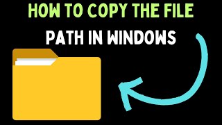 How to Copy the File Path in Windows 11 [upl. by Euqinay]