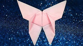 Christmas diy crafts table napkin folding steps  origami butterfly easy Thanksgiving decor diy [upl. by Attenor]