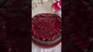 Vişneli cheesecake 🍒 ☑️Tarifi yarın YouTube kanalımda [upl. by Suehtomit]