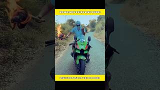 Chor nee aag laga diya Aalyan vlogs ki Kawasaki zx10r ko shorts [upl. by Harihat745]