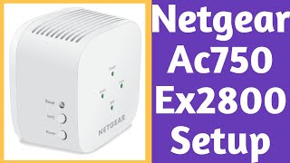 Netgear Ex2800 Ac750 Wifi Range Extender Setup  Netgear Ex2800 Setup Manual  Devicessetup [upl. by Alyek]