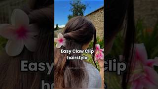 Easy claw clip hairstyle 💖 hairstyle viralshort cute [upl. by Rutger784]