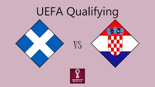 Scotland vs Croatia  European Qualifying Group A [upl. by Ahsian]