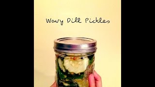 QUICK amp EASY WAVY DILL PICKLES  MIDWEEK SNACK ❤ [upl. by Asle858]