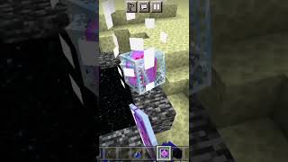 How to respawn Ender dragon in Minecraft PE [upl. by Anatnas648]