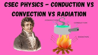 Conduction vs Convection vs Radiation  CSEC Physics [upl. by Horvitz434]