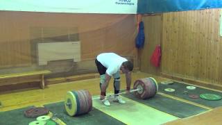 Klokov Dmitry  dead lift 290 x 2 21062013 [upl. by Alios]