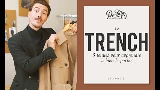 5 TENUES pour bien porter le TRENCH  Panache 2 [upl. by Adnerol]