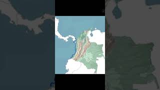 Mapas de Colombia Mares y Cordilleras [upl. by Atthia]