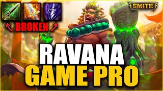 LE BUILD DE DINGUE  ► GAME PRO RAVANA SUR SMITE SAISON 11 [upl. by Fidelas]