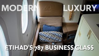 13 hours in Etihad Airways 787 Business Class  Abu Dhabi to Melbourne [upl. by Feliks]