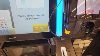 Toshiba Self Checkout at Acme SavOn 7998 501 Evesham RD Runnemede NJ [upl. by Dorothea]