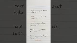 have or take  english grammar shorts [upl. by Anitsyrc]