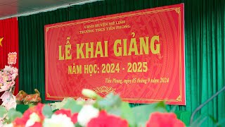 LỄ KHAI GIẢNG TRƯỜNG THCS TIỀN PHONG NĂM HỌC 20242025 [upl. by Karlow689]