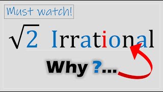 √2 Irrational Proof [upl. by Delfine]