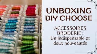 UNBOXING diychoose crossstitch pointdecroix accessoires [upl. by Eirual]