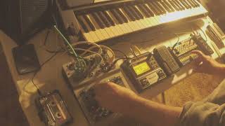 Ancient Orbits ambient drone Korg Volca FM2 and cassette [upl. by Yslek]