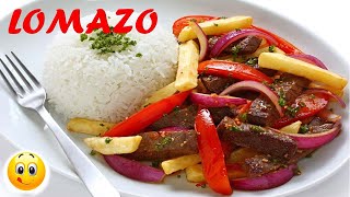 Lomo saltado al jugo de carne Cocina Peruana [upl. by Viviane]