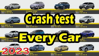 NCAP Crash Tests – Every Car Tested in 2023 Safety Tests [upl. by Potts513]